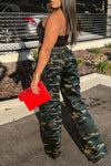 Casual Retro Camouflage Trousers