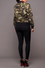 Fashion All-match Long-sleeved Camouflage Jacket