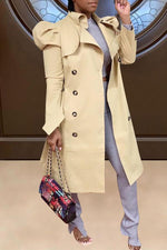 All-match Casual Double-breasted Trench Coat