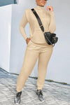 Fashionable Sleeveless Shoulder Pad Hooded Pant Suits