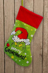  Grinch Super Soft Christmas Pendant Fireplace Christmas Stocking